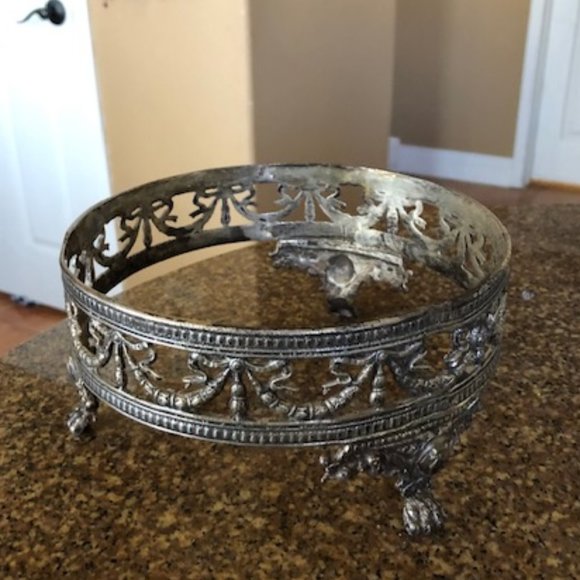 Other - Crown Pillar Vintage Candle Holder Metal Multi-functional Decor